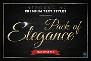 Elegance #1 - 15 Text Styles, a Layer Style Add-On by Jonas Stensgaard (Thumbnail 14 of 18)
