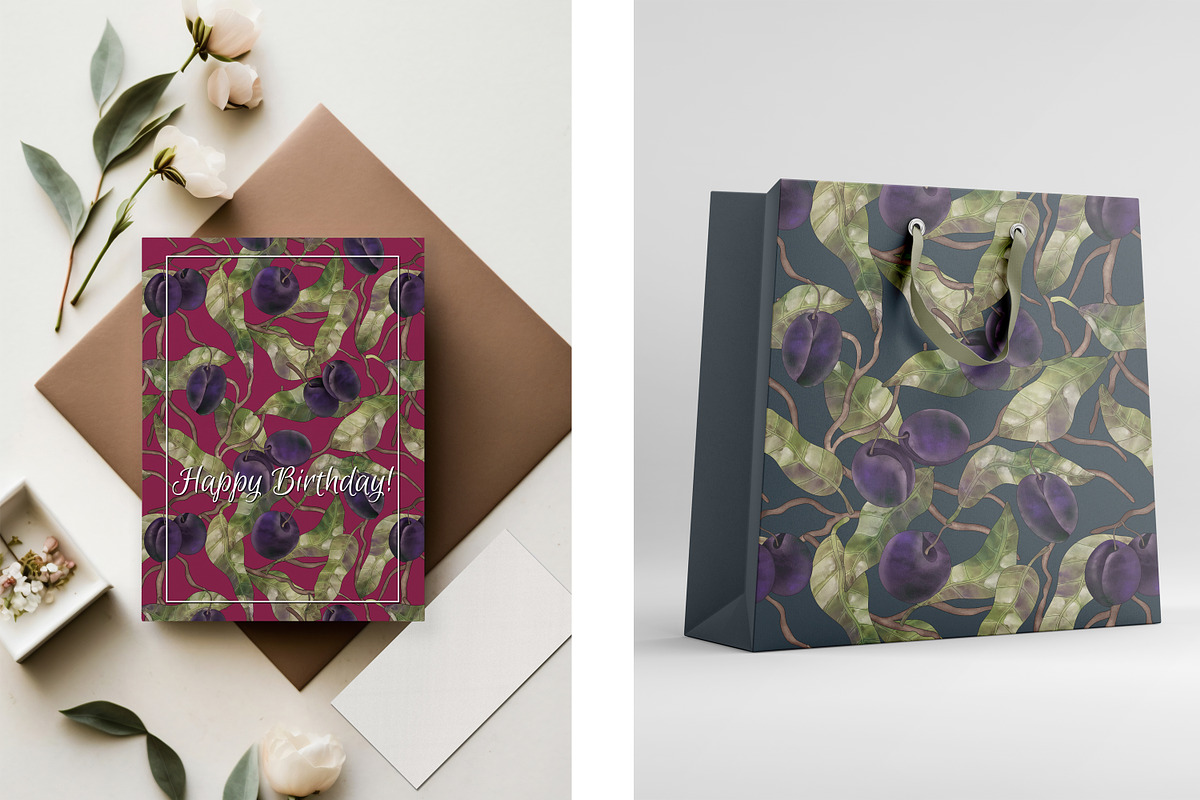 Plum Jam, a Decorative Illustration by Andre_Eva (Photo 5 of 7)