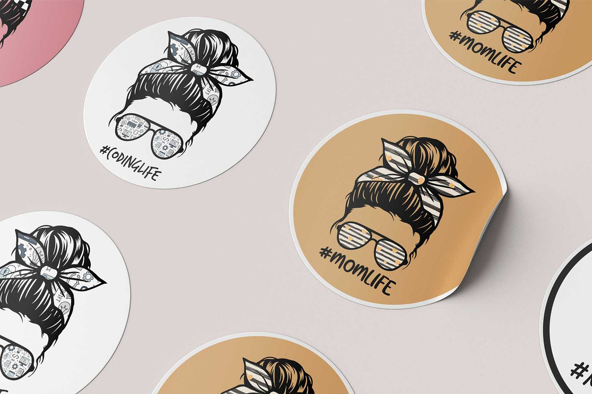 Modern Messy Bun PNGs, a Person Illustration by Unusual Vectors (Photo 5 of 10)