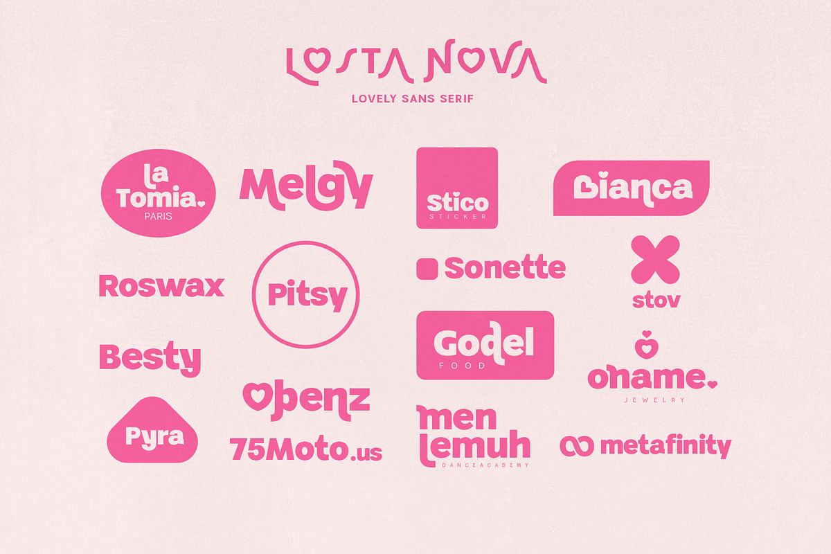 Losta Nova - Lovely Sans Serif, a Sans Serif Font by creativemedialab (Photo 18 of 19)