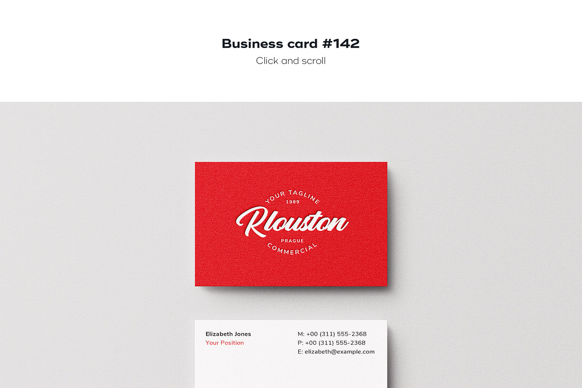 Business Card Logo Template Bundle, a Product Mockup by FoundImages (Photo 155 of 163)