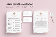Pack Resume and Card Template / M, a Resume Template by Showy68 Template (Thumbnail 8 of 8)
