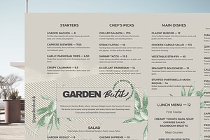 Restaurant Menu Canva