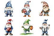 American Football Gnomes, an Illustration by Design Market (Thumbnail 4 of 4)