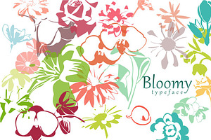 Bloomy Typeface