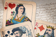 Antique German Whist Playing Cards 2, an Object Graphic by Betty Nane (Thumbnail 1 of 4)