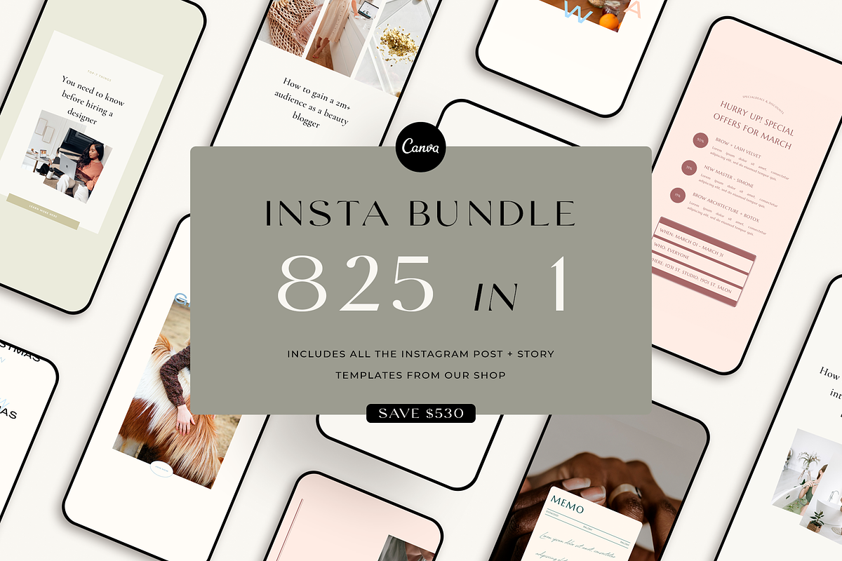 Ultimate Insta Bundle | Canva, a Social Media Template by Ralony (Photo 1 of 7)