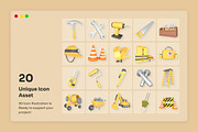 Building Equipment 3D Icon Pack, a Work Illustration by twinstd (Thumbnail 6 of 6)