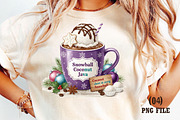 Christmas Coffee Clipart, an Illustration by DreamArtGraphic (Thumbnail 1 of 4)
