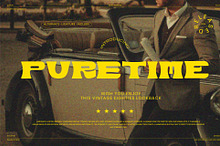 Puretime - Retro Vintage Bold Font