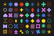 HAND DRAWN DOODLE SHAPES VECTOR SET, a Pattern Graphic by craftlove (Thumbnail 6 of 12)