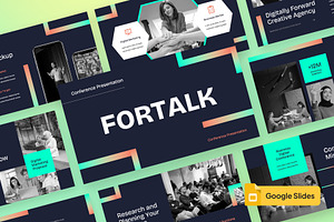Fortalk - Conference Google Slides, a Presentation Template by rgbryand