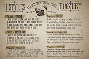 11 Handmade Font Family Pugzley, a Font by the little wonder shop (Thumbnail 2 of 14)