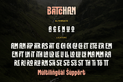 Batchan - Display Font, a Font by Sronstudio (Thumbnail 9 of 12)