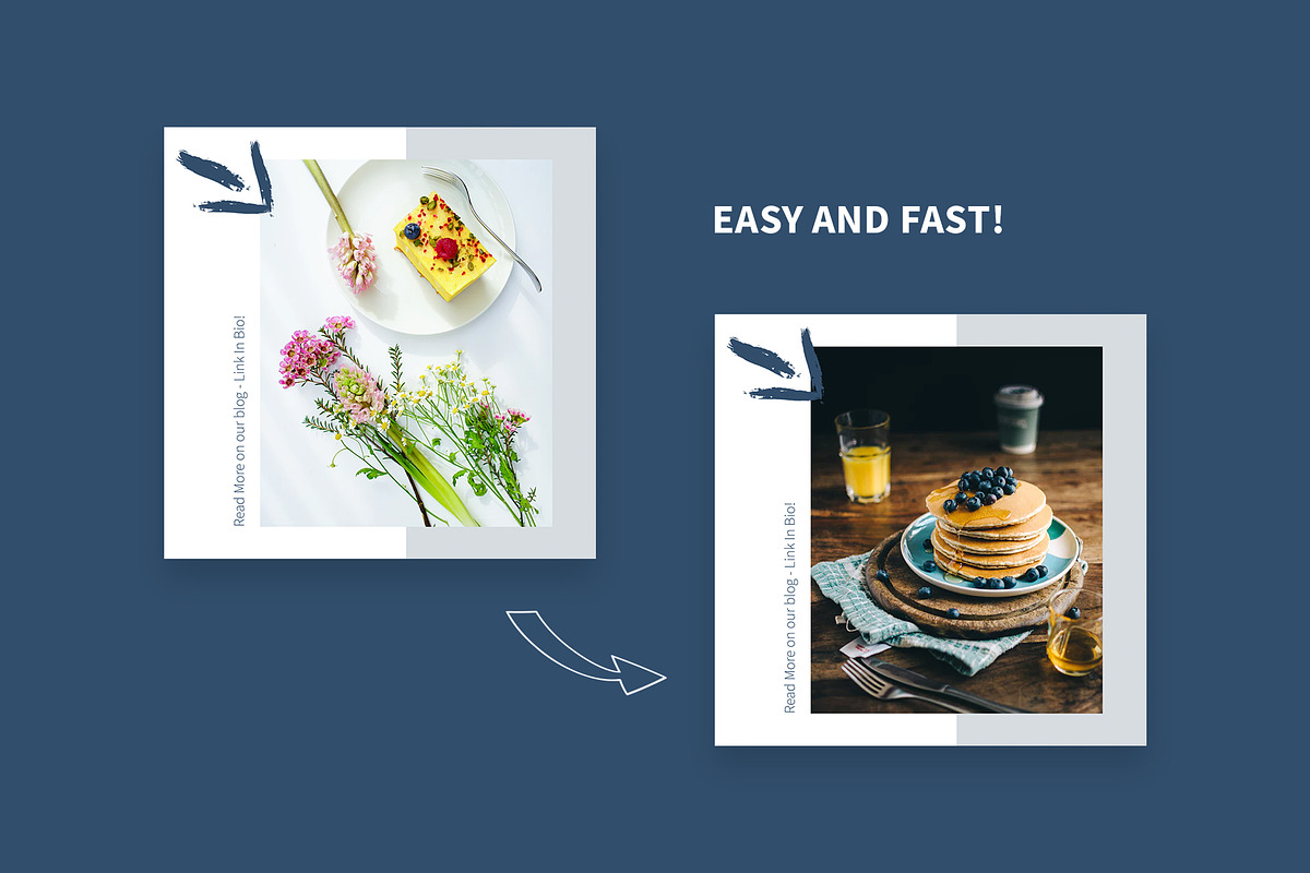 Food Instagram Posts, a Social Media Template by Milos Knezevic (Photo 3 of 6)