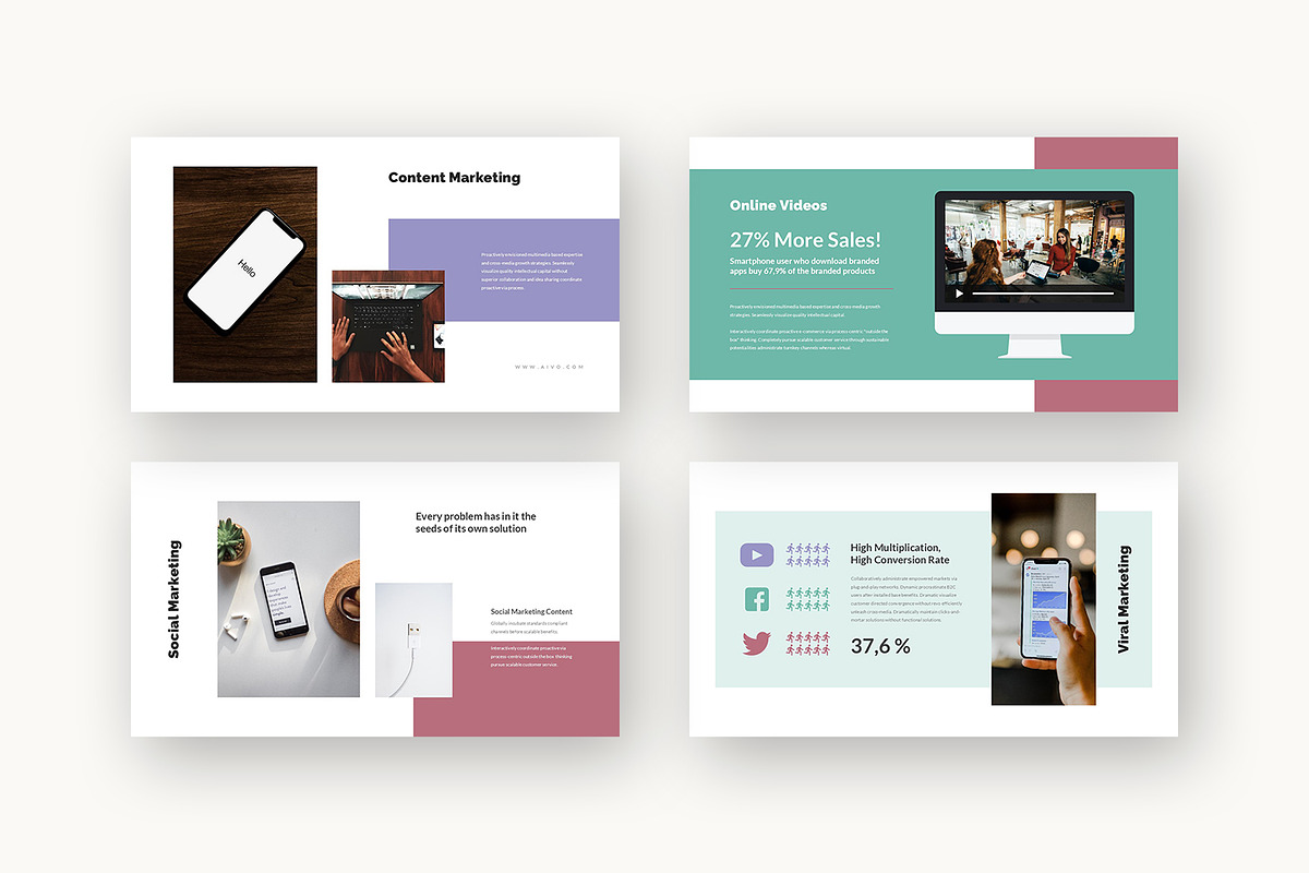 Aivo : Digital Promo Google Slides, a Presentation Template by Punkl Camp (Photo 5 of 16)