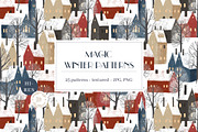 Magic Winter Patterns, a Pattern Graphic by Dinkoobraz (Thumbnail 1 of 7)