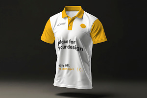 Polo Shirt Floating Design Mockups