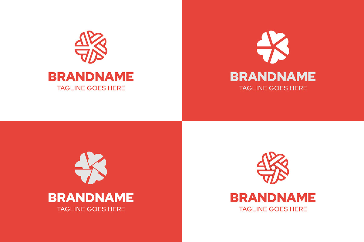 Letter V and Y Star Flower Logo Set, a Branding & Logo Template by Pray Art Design Studio (Photo 1 of 2)