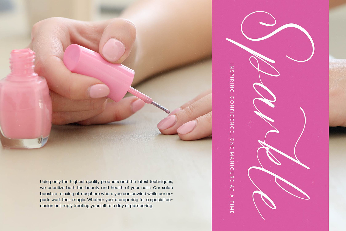 Petalip Orchid Modern Freestyle, a Script Font by Letterena Studios Script (Photo 5 of 15)
