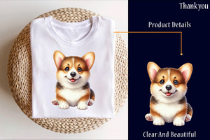 Cute Corgi Dog Clipart Funny Dog PNG