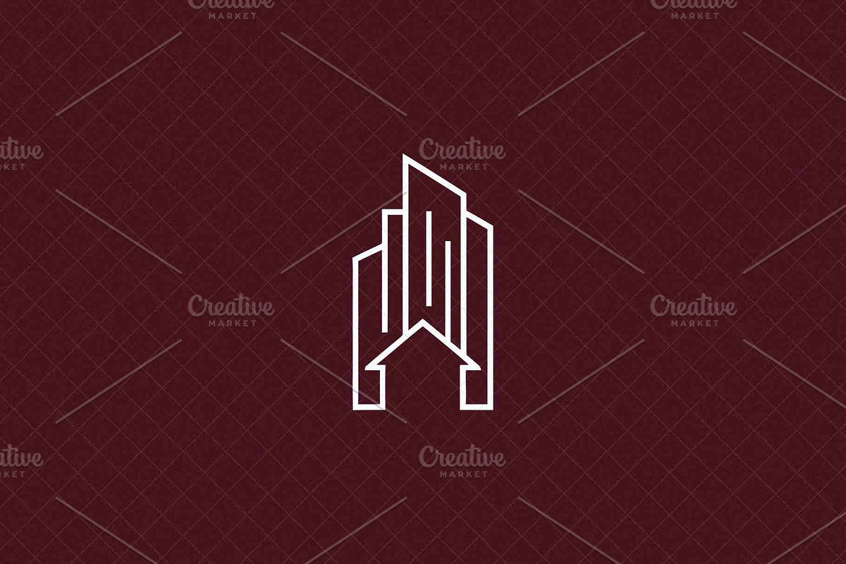 Minimalist Modern Building Icon, an Outline Icon by Vectorium Studio (Photo 3 of 4)