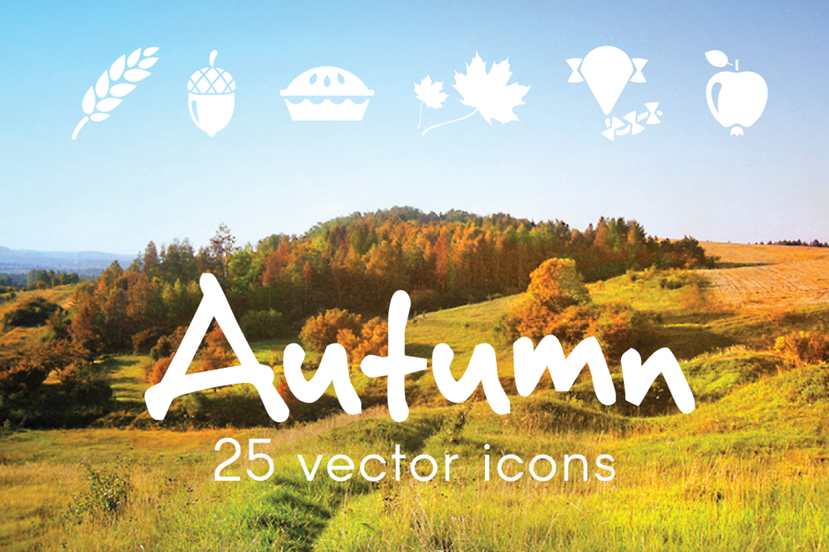 AUTUMN - vector icons, an Icon by marusdesign