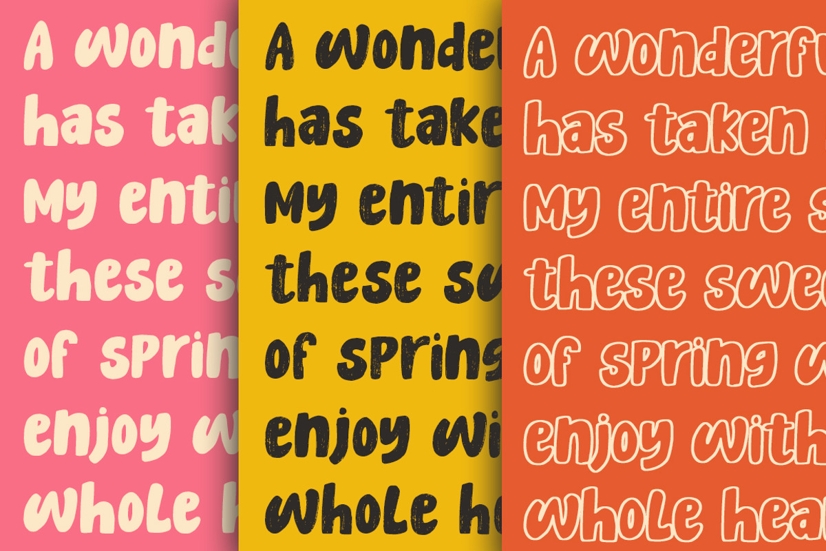 Strongest Weakest, a Handwritten Font by Youngtype.Std (Photo 10 of 11)