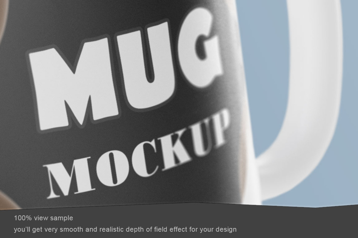 White Mug Mockup Set - 6 photos, a Cups & Container Mockup by mockupgeek (Photo 6 of 6)