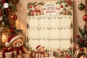 Christmas Baby Shower Bundle Canva, a Marketing Template by KennedyStudio (Thumbnail 6 of 22)