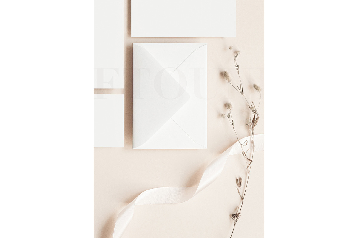 Wedding Card Set Mockup, a Mockup by HALFTOUNE (Photo 4 of 5)