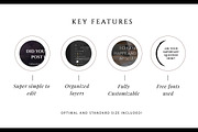 COSMIC - Engagement & Branding Pack, a Social Media Template by Typography Prime (Thumbnail 3 of 16)
