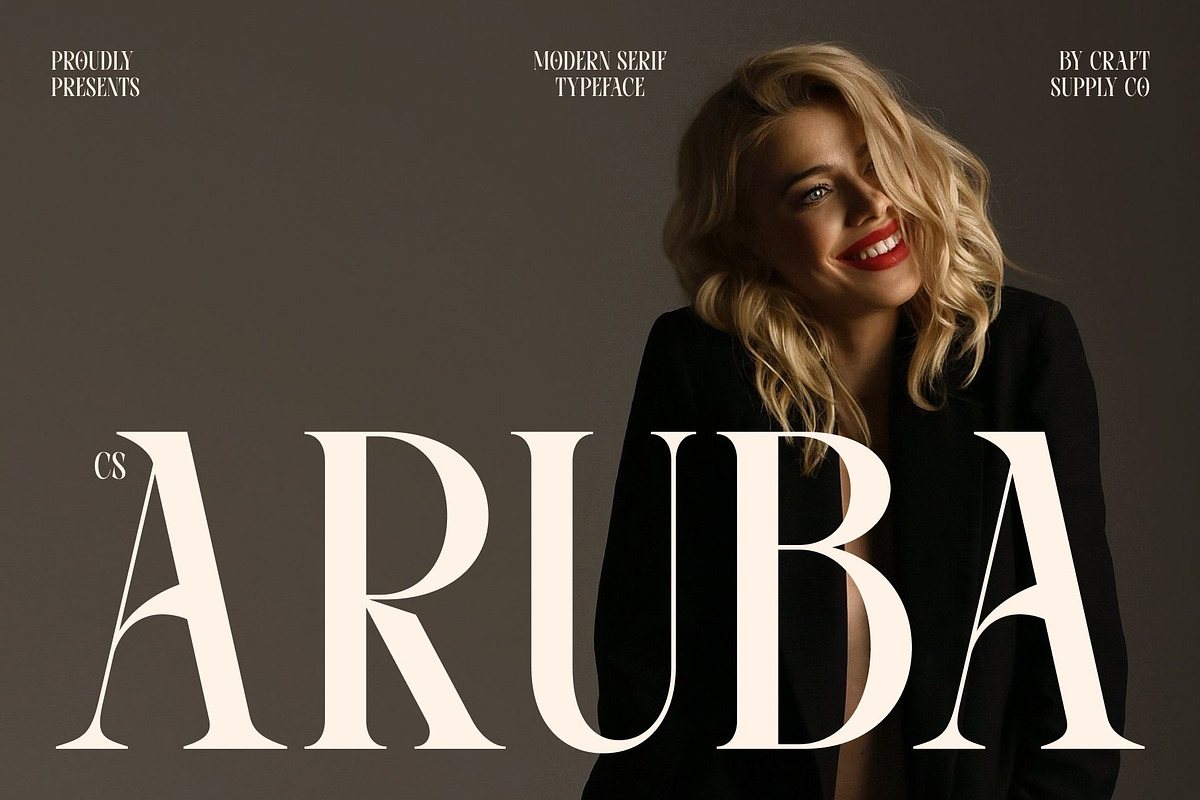 CS Aruba, a Serif Font by Craft Supply Co. (Photo 1 of 8)