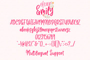 Dear Emily, a Font by Dm Studio (Thumbnail 6 of 6)