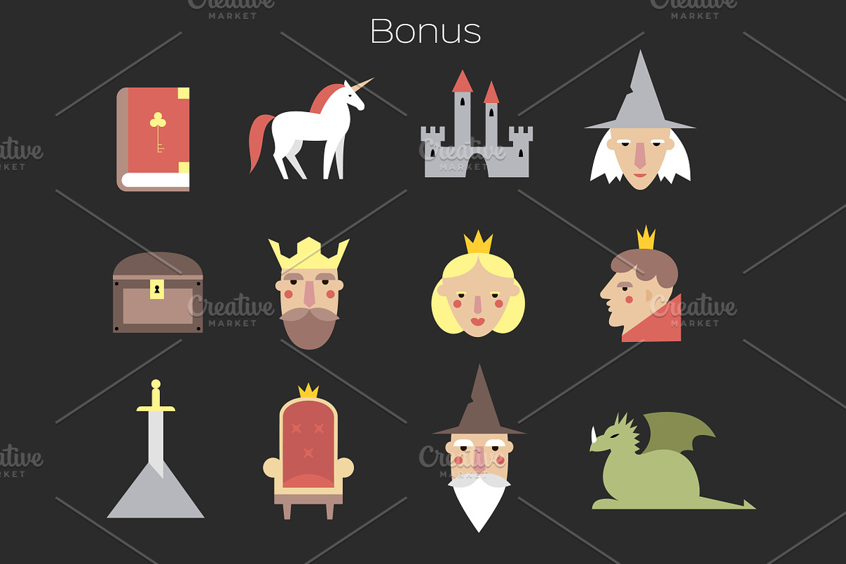 Fairy Tale Icons preview 4