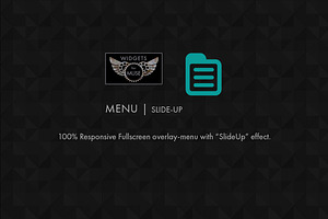Menu | Slide-Up