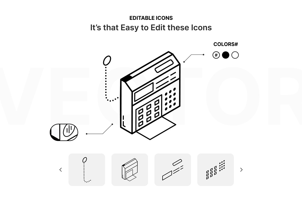 Animated Security Icon Set, an Outline Icon by Vectors Market (Photo 3 of 7)