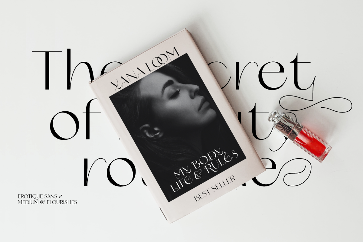Erotique Sans - 10 fonts, a Sans Serif Font by Zetafonts (Photo 6 of 18)