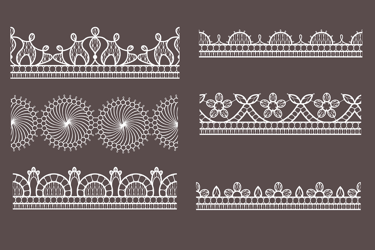 lace pattern brushes., a Pattern Graphic by Ajuga (Photo 6 of 9)