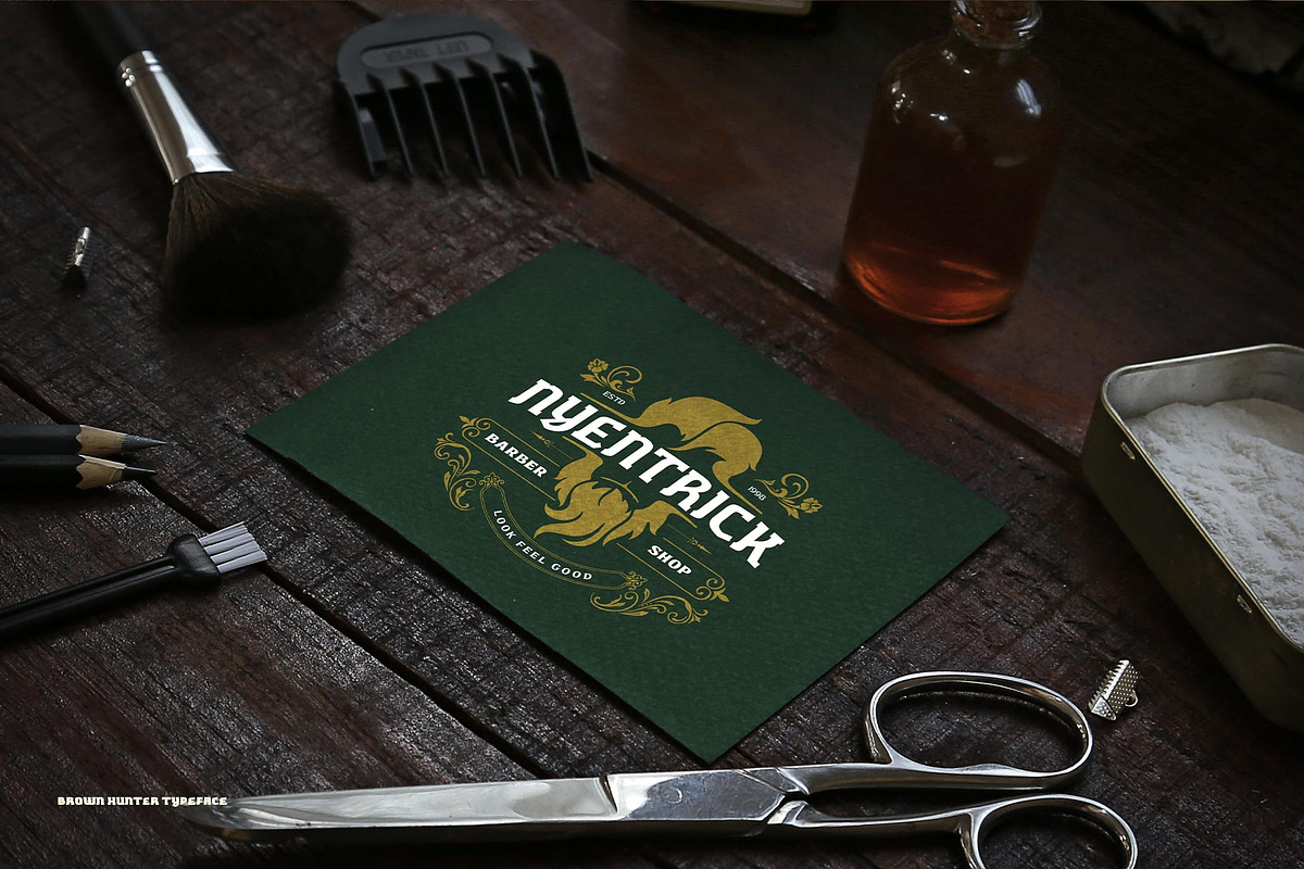 Brown Hunter Victorian Set, a Serif Font by alit design (Photo 18 of 32)