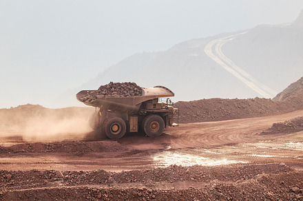 Mining in chile containing close-up, construction machinery, and defocused, an Industrial Photo by Luis Sandoval Photography