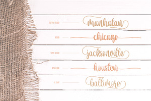 De Floras Family - 5 Fonts