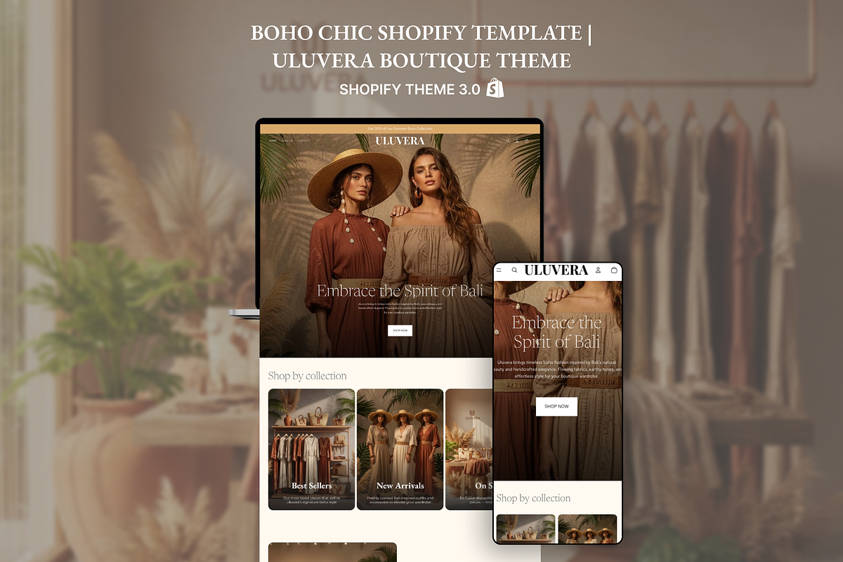 The ULTIMATE Bali Boho Vibe Shopify