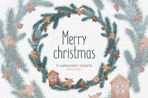 Christmas frame clipart