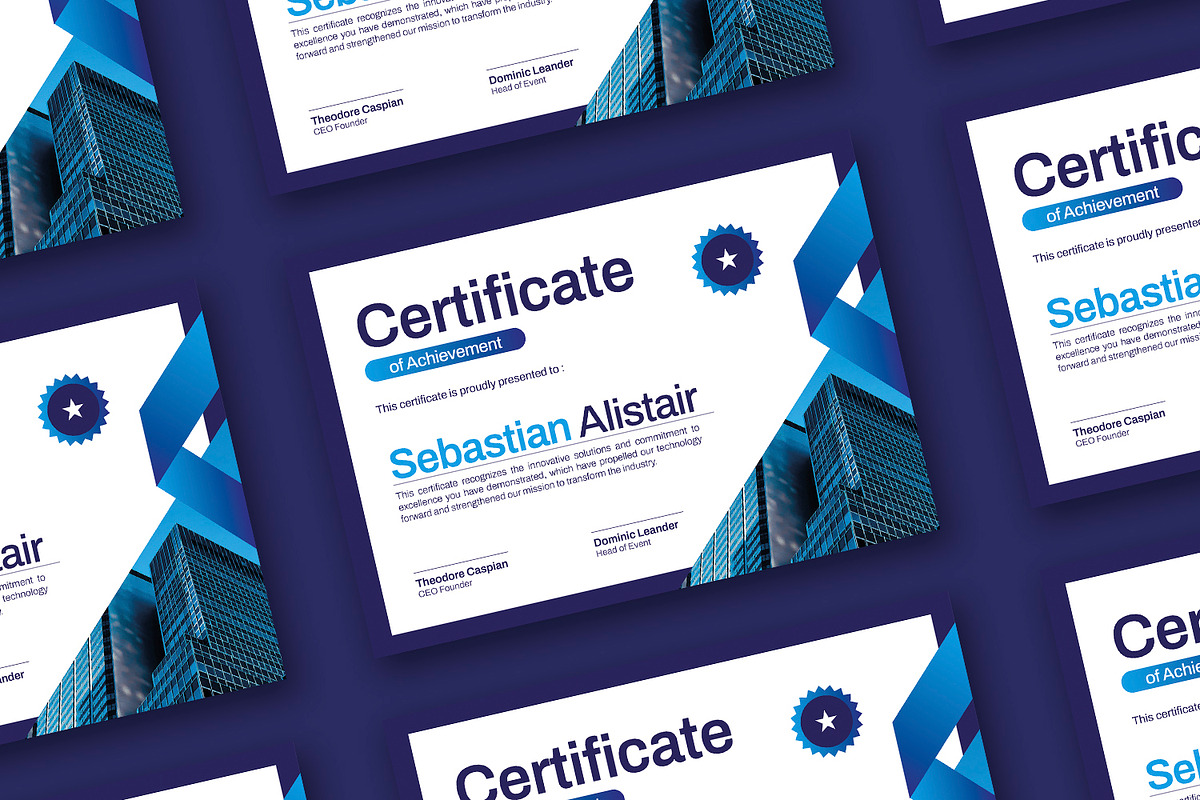 Scaleedge - Certificate, a Print Template by Esensifiksi.studio (Photo 3 of 3)