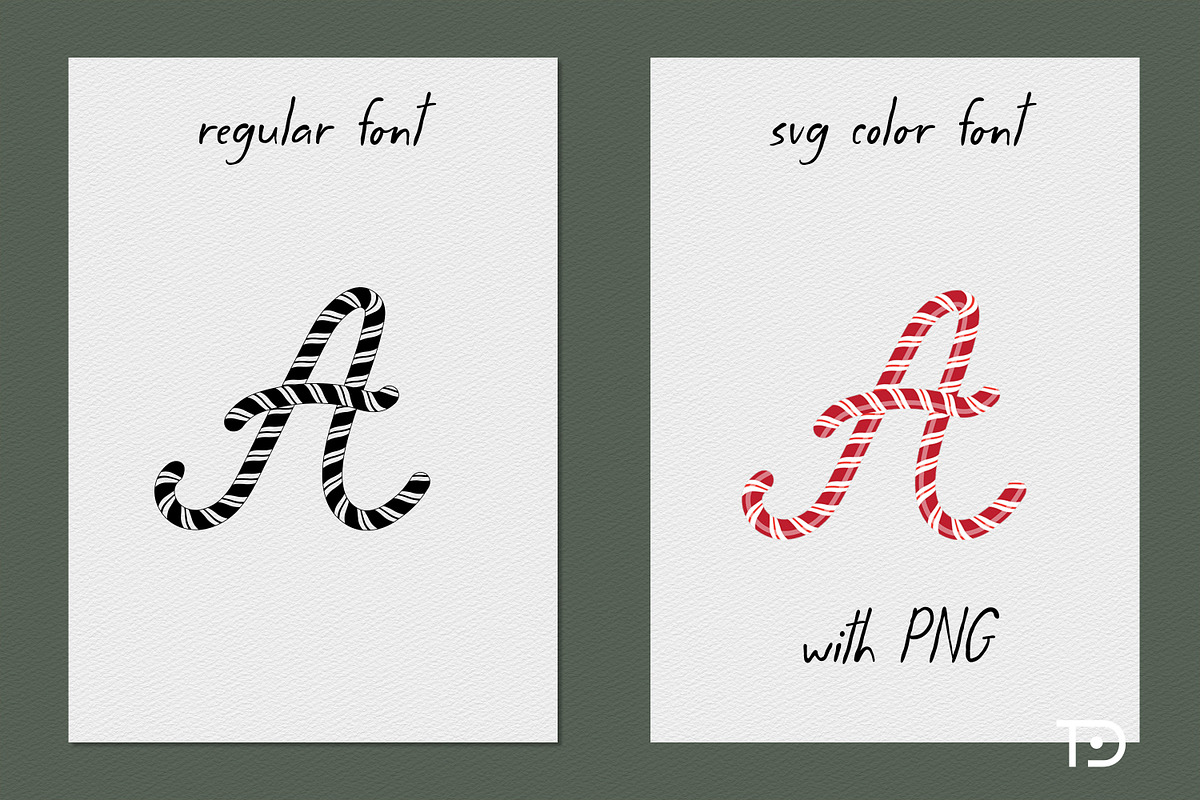 Tis De Candy Font Duo, a Script Font by Tanondesign (Photo 2 of 9)