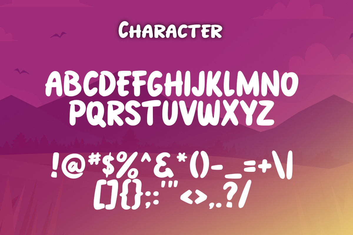 Bro Andy Font preview 3