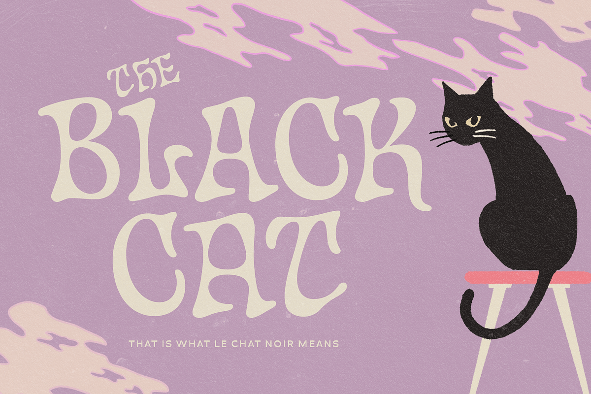 Chat Noir - Art Nouveau Font, a Serif Font by Fenotype (Photo 15 of 15)