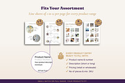 Product Catalog Line Sheet 2 Packs, a Magazine Template by B2 Studio (Thumbnail 4 of 18)