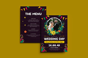 Gummy Wedding Invitation Template, an Invitation Template by dokudokunomi